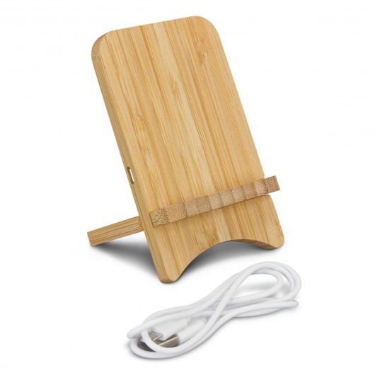 Bamboo Wireless Charging Stands Natural